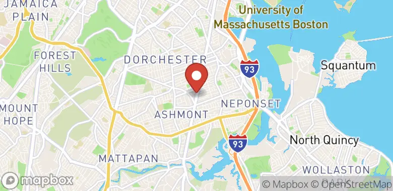 Map of 1827 Dorchester Avenue, Boston, MA 02124